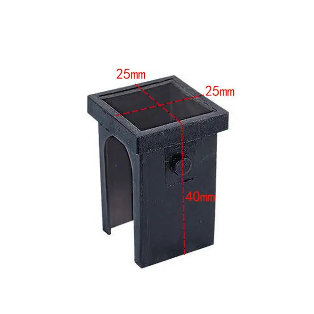 Square Black PP/PE Inner Hollow Variable Diameter Tubing Plug Sliding Isolation Sleeve End Has for Fitness Equipment Accessories