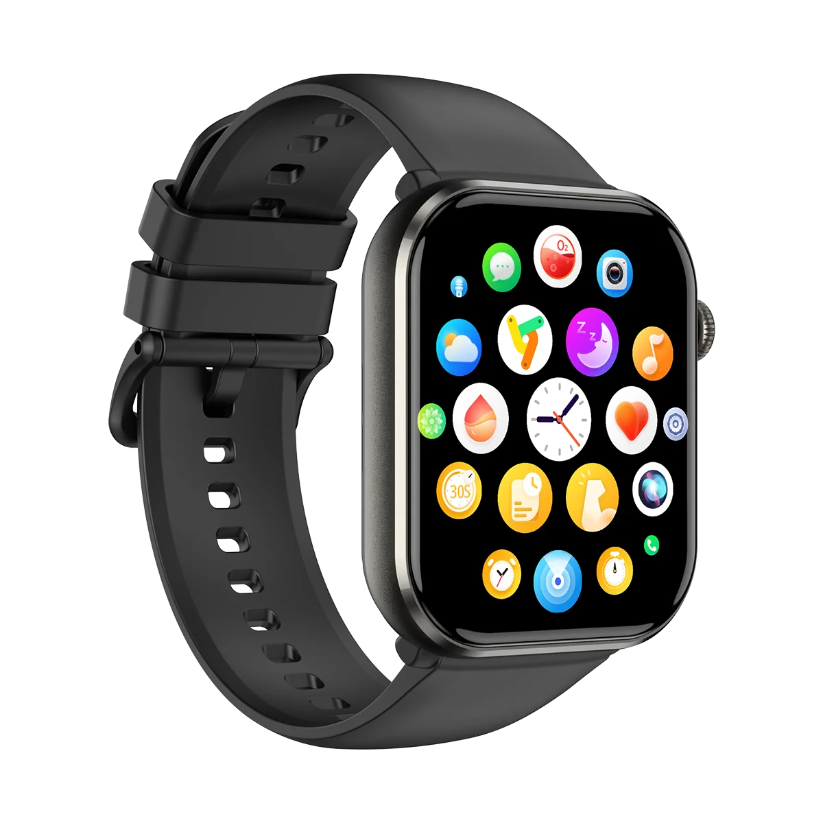 Blackview Smartwatch R60 Watch 1.96'' AMOLED Display 800mAh Bluetooth Phone Calls Health and Fitness Tracking