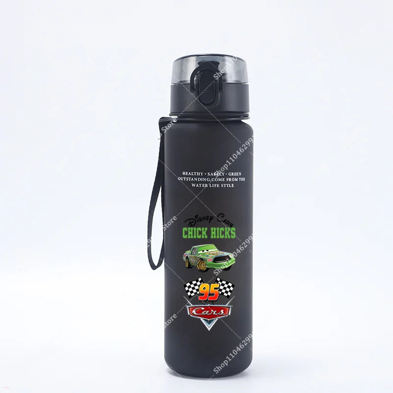 650ML Lightning McQueen Water Cup Boys Cartoon Anime Frosted Sport Water Bottle Adult Portable Outdoor Sport Fitness Jug Gift