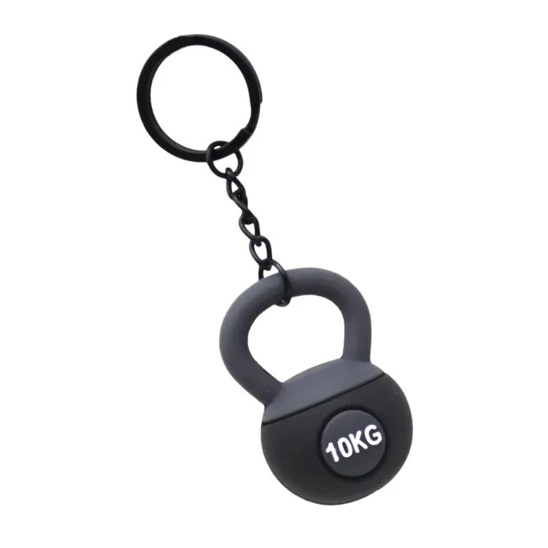 652F Miniature Kettlebell Keychain Decoration Eye Catching Kettlebell Key Holder Keychain Charm For Fitness Event And Prizes