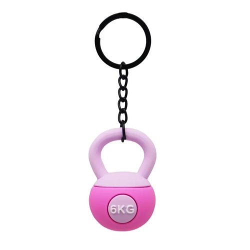 652F Miniature Kettlebell Keychain Decoration Eye Catching Kettlebell Key Holder Keychain Charm For Fitness Event And Prizes