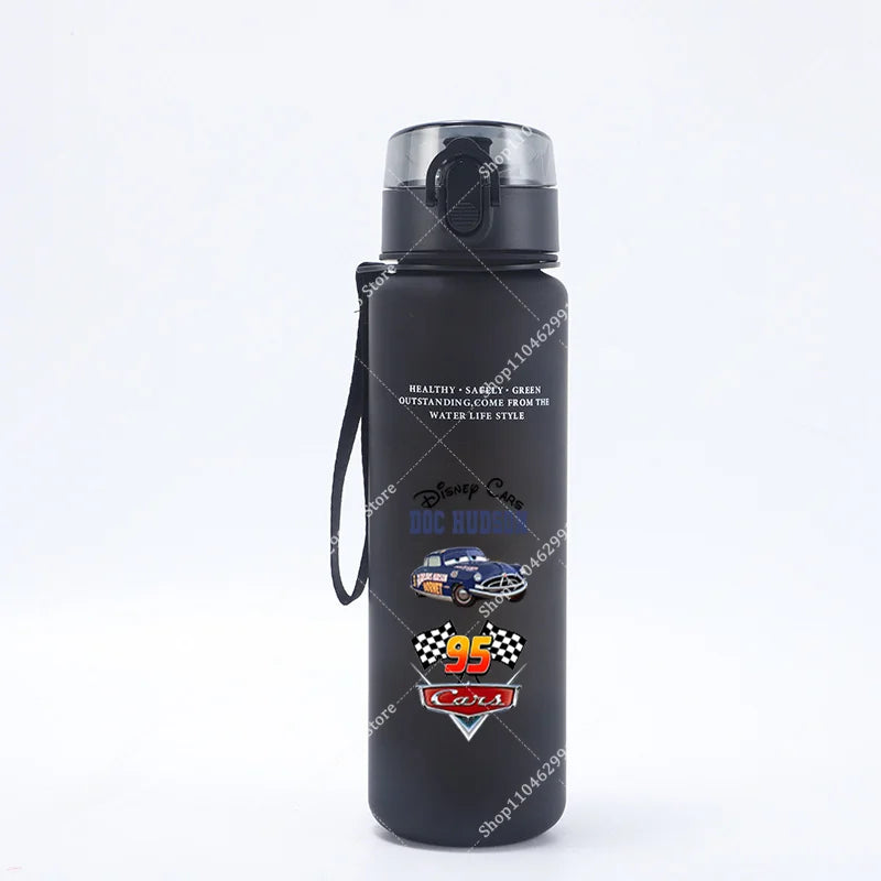 650ML Lightning McQueen Water Cup Boys Cartoon Anime Frosted Sport Water Bottle Adult Portable Outdoor Sport Fitness Jug Gift