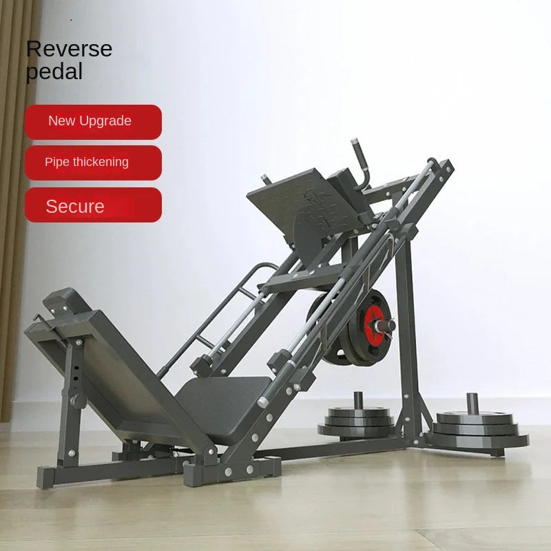 MIYAUP Dual Function Reverse Kick Push Machine Leg Strength Gym Hakes Hit Thrust Fitness Equipment