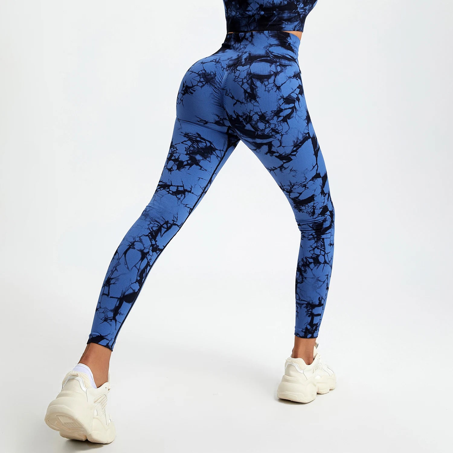 Tie Dye Yoga Pants Sport Leggings Women Seamless High Waist Push Up Woman Tights Fitness Workout Leggins Gym Clothing 2025 New