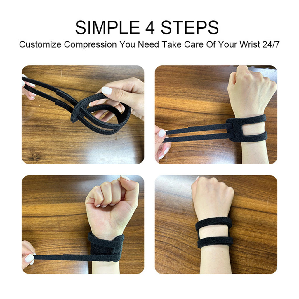 1pcs TFCC Sports Yoga Wrist Brace Gym Breathable Wrist Support For Fitness Workout And Injury Prevention With Adjustable Strap