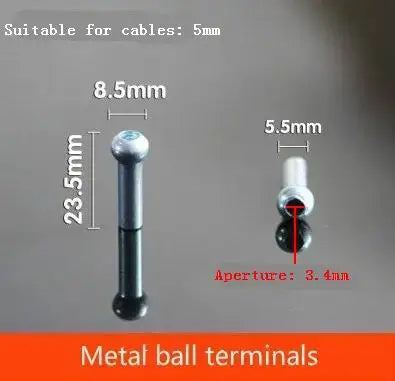 Steel Wire Rope Joints Anaerobic Exercise Metal Chain Bolt Piercing Joint, Gym Fitness Equipment, Accessories