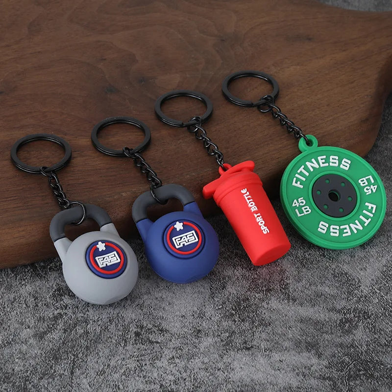 New Sports Key Chain Bag Pendant Combination Fitness Backpack Jewelry Men And Women Key Chain Accessories Pendant