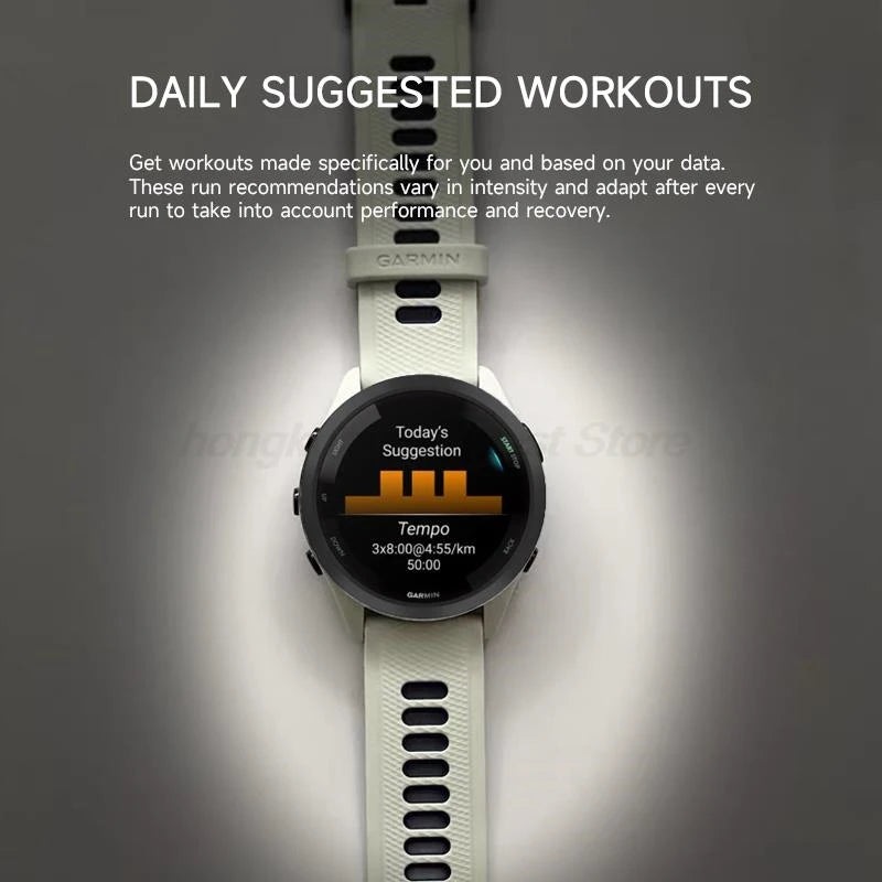 Garmin Forerunner 265 Running Smartwatch 1.3'' Colorful AMOLED Display GPS 13 Days Battery Life Sleep Monitoring Fitness Tracker