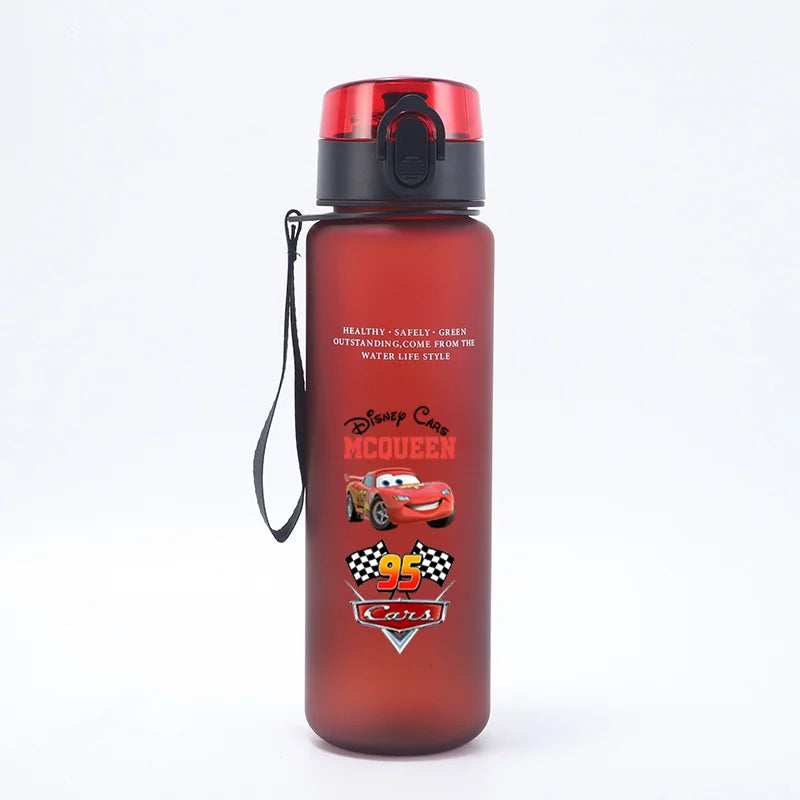 650ML Lightning McQueen Water Cup Boys Cartoon Anime Frosted Sport Water Bottle Adult Portable Outdoor Sport Fitness Jug Gift
