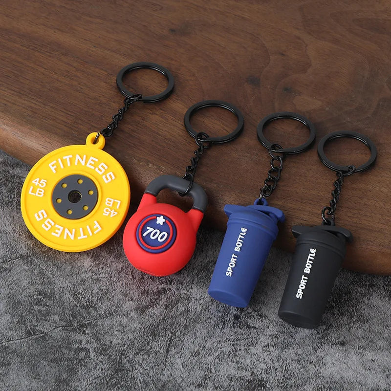 New Sports Key Chain Bag Pendant Combination Fitness Backpack Jewelry Men And Women Key Chain Accessories Pendant