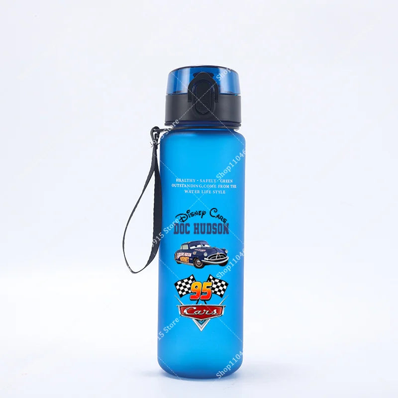 650ML Lightning McQueen Water Cup Boys Cartoon Anime Frosted Sport Water Bottle Adult Portable Outdoor Sport Fitness Jug Gift