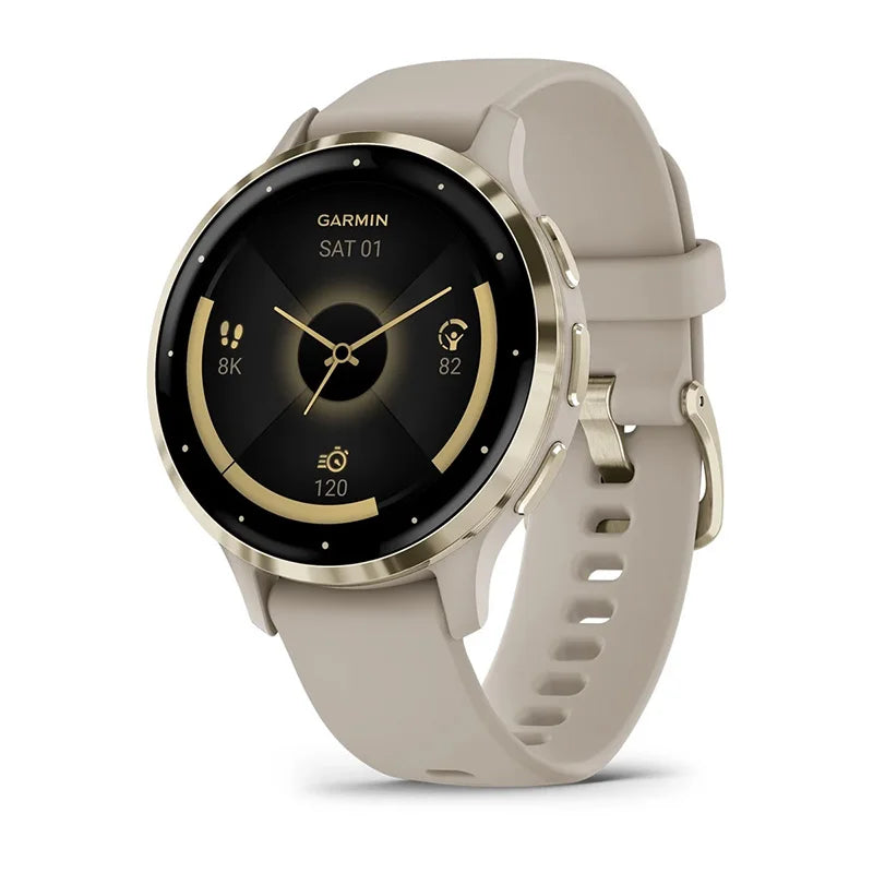 Garmin venu3s/3 running Professional sports watch for fitness running, HRV, swimming, and smartwatch