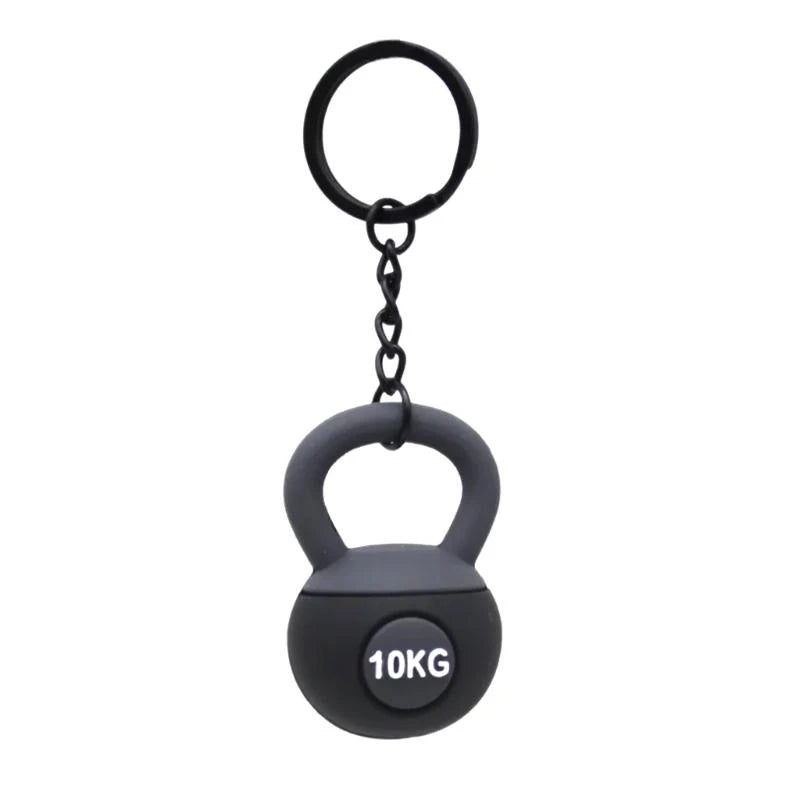 652F Miniature Kettlebell Keychain Decoration Eye Catching Kettlebell Key Holder Keychain Charm For Fitness Event And Prizes