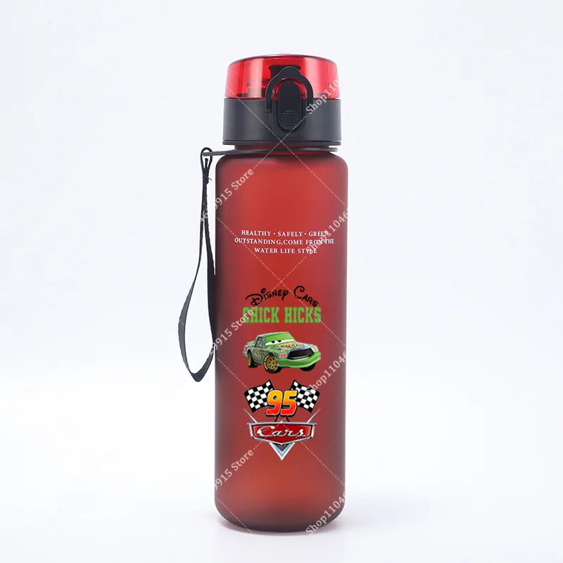 650ML Lightning McQueen Water Cup Boys Cartoon Anime Frosted Sport Water Bottle Adult Portable Outdoor Sport Fitness Jug Gift