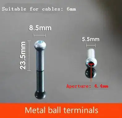 Steel Wire Rope Joints Anaerobic Exercise Metal Chain Bolt Piercing Joint, Gym Fitness Equipment, Accessories