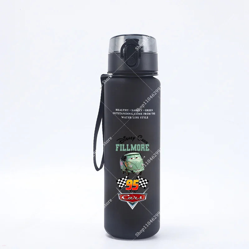650ML Lightning McQueen Water Cup Boys Cartoon Anime Frosted Sport Water Bottle Adult Portable Outdoor Sport Fitness Jug Gift