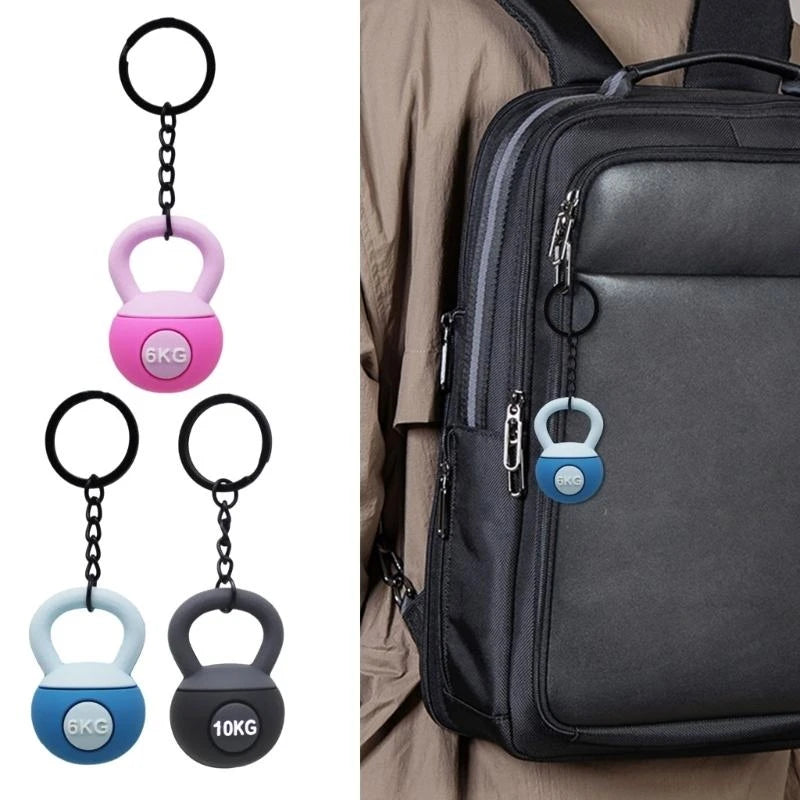 652F Miniature Kettlebell Keychain Decoration Eye Catching Kettlebell Key Holder Keychain Charm For Fitness Event And Prizes