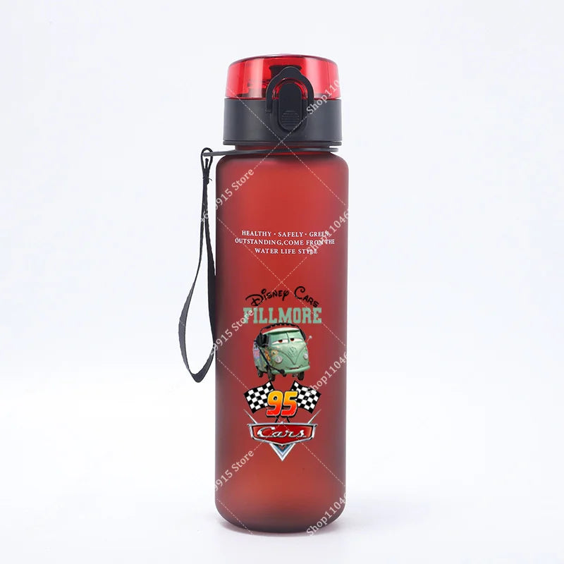 650ML Lightning McQueen Water Cup Boys Cartoon Anime Frosted Sport Water Bottle Adult Portable Outdoor Sport Fitness Jug Gift