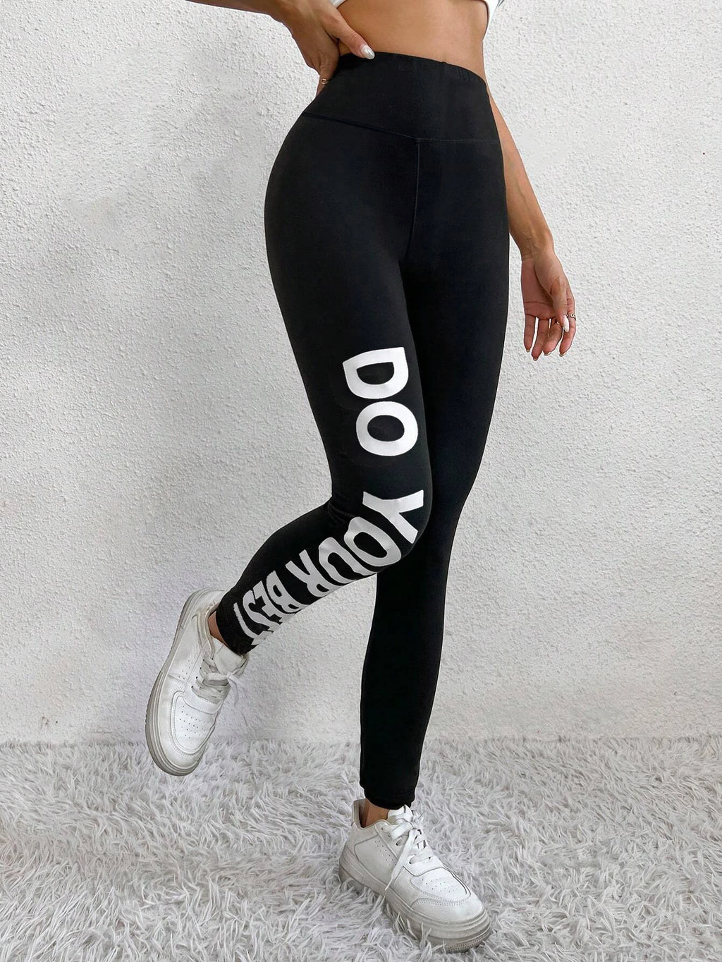 Women's Knitted Print Leggings pants High Waist No Roll Down Breathable Quick Dry Gym Fitness Running Hip Lifting Sports Wear