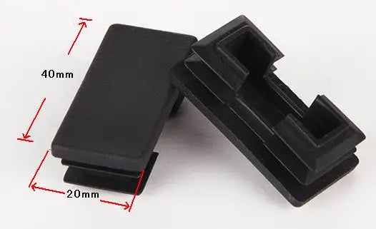 Ellipse Plastic Tube Plug, Metal Pipe Stopper, Square Sphericity Plugs, Fitness Equipment Accessories