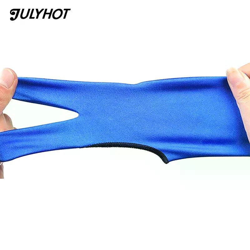 Snooker Billiard Cue Glove Pool Left Hand Open Three Finger Accessory Fitness Accessories for Men and Women