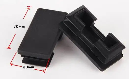 Ellipse Plastic Tube Plug, Metal Pipe Stopper, Square Sphericity Plugs, Fitness Equipment Accessories