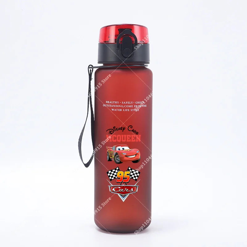 650ML Lightning McQueen Water Cup Boys Cartoon Anime Frosted Sport Water Bottle Adult Portable Outdoor Sport Fitness Jug Gift