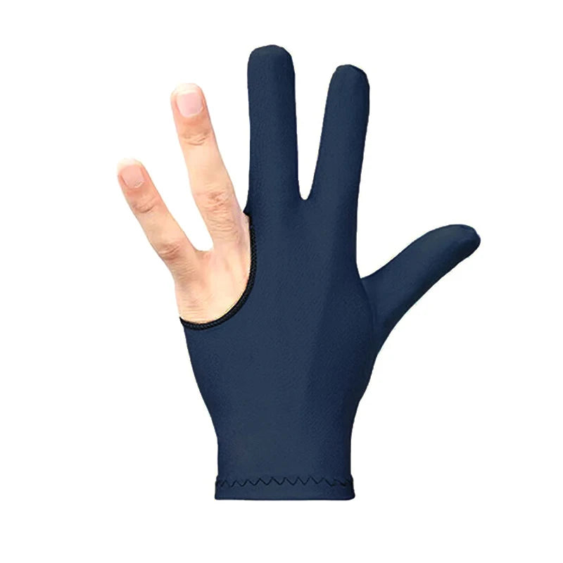 1 PCS High Quality Snooker Billiard Cue Glove Pool Left Hand Open Three Finger Accessory Fitness Accessories for Men and Women