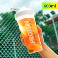 Portable Shaker Bottle with Measurement Markings for Protein Meal Replacement